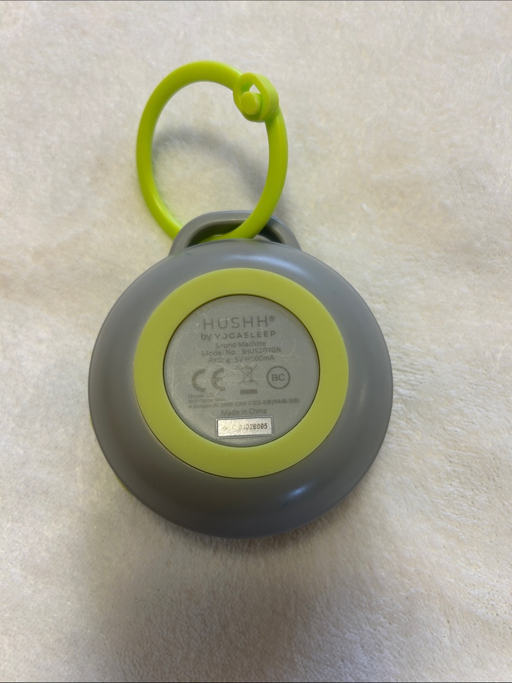 HUSHH Portable White Noise Sound Machine for Baby - Picture 7 of 8